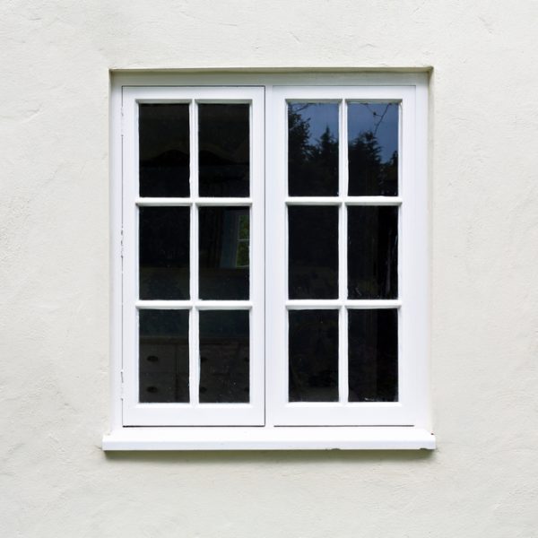 Wooden,Windows,And,Sill,On,A,Home,Exterior.,Cottage,Windows,